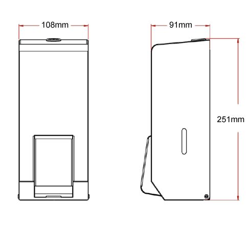 Liquid Soap and Sanitizer Dispenser