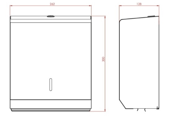 paper towel dispenser for washroom