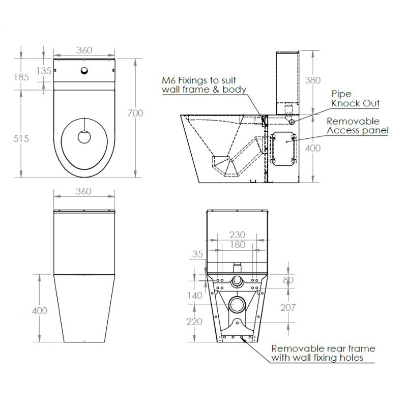 Close Coupled WC Suite