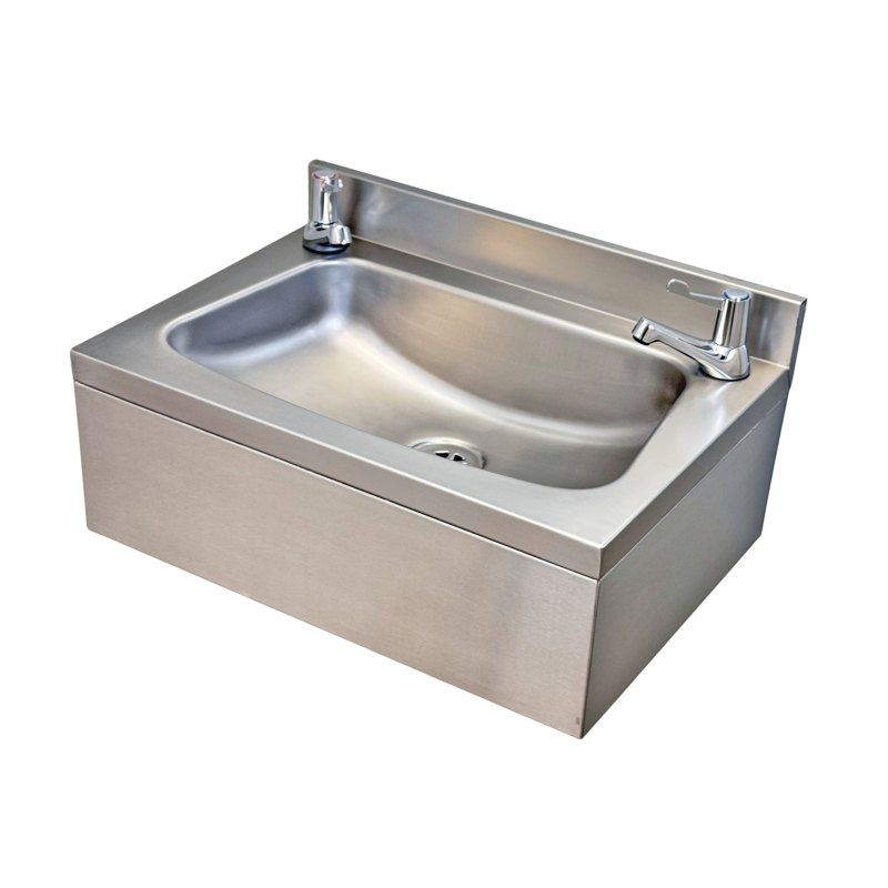 Wall Mounted Wash Basin with Apron Support Wall Mounted Wash Basin with Apron Support