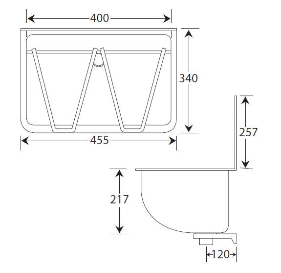 Wall Mounted Bucket Sink