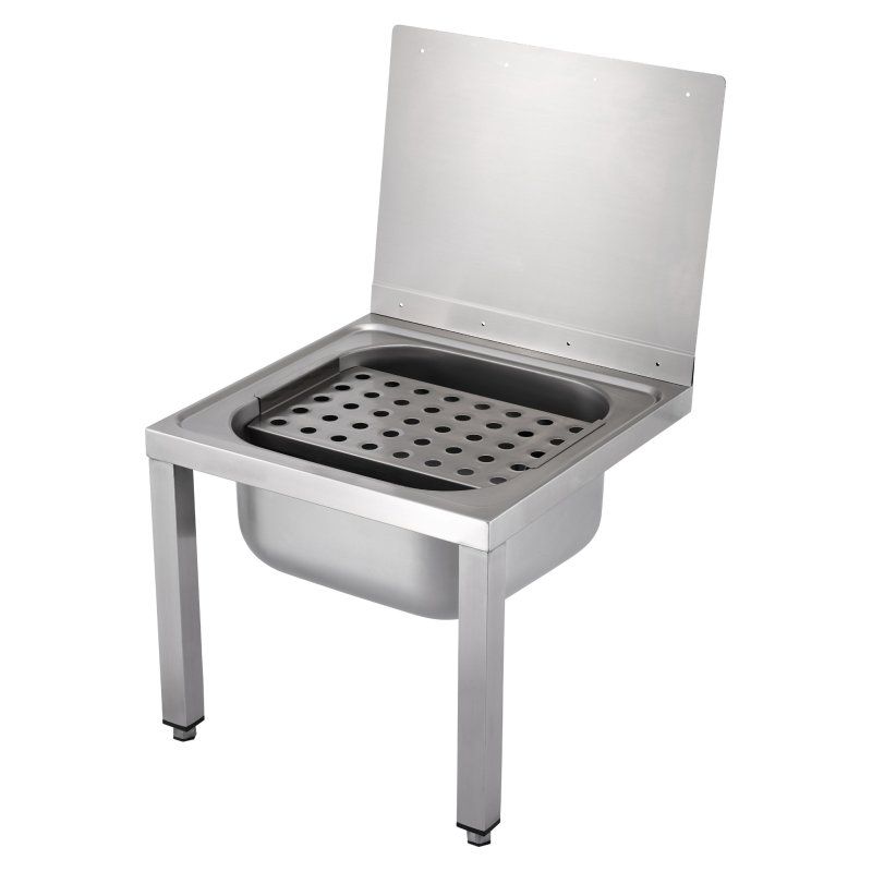 Wall Mounted Bucket Sink with Legs