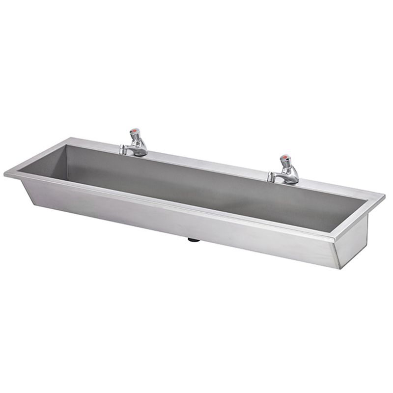 Inset Wash Trough With Tap Ledge