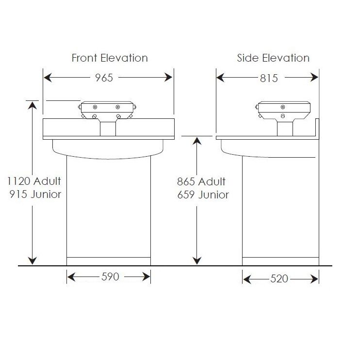 4 User Wash Fountain