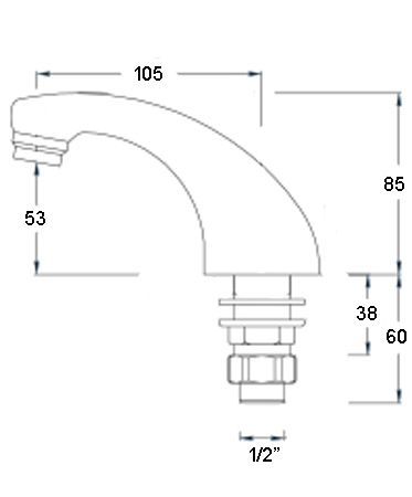 Knee Operated Wash Trough