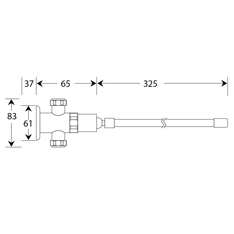 Knee Operated Wash Trough