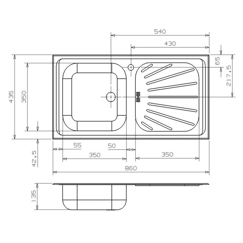 Inset Single Bowl Single Drainer Sink Inset Single Bowl Single Drainer Sink