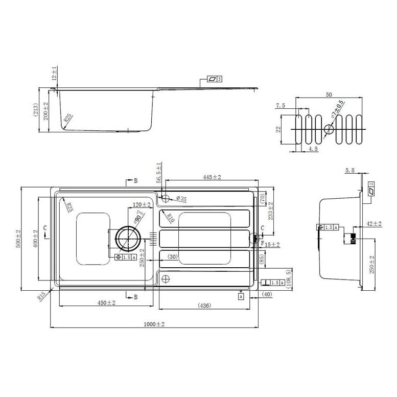Inset Single Bowl Single Drainer Kitchen Sink Inset Single Bowl Single Drainer Kitchen Sink