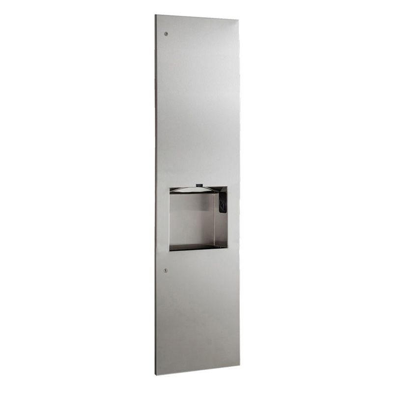 Bobrick Recessed Paper Towel Dispenser, Dryer & Waste Bin