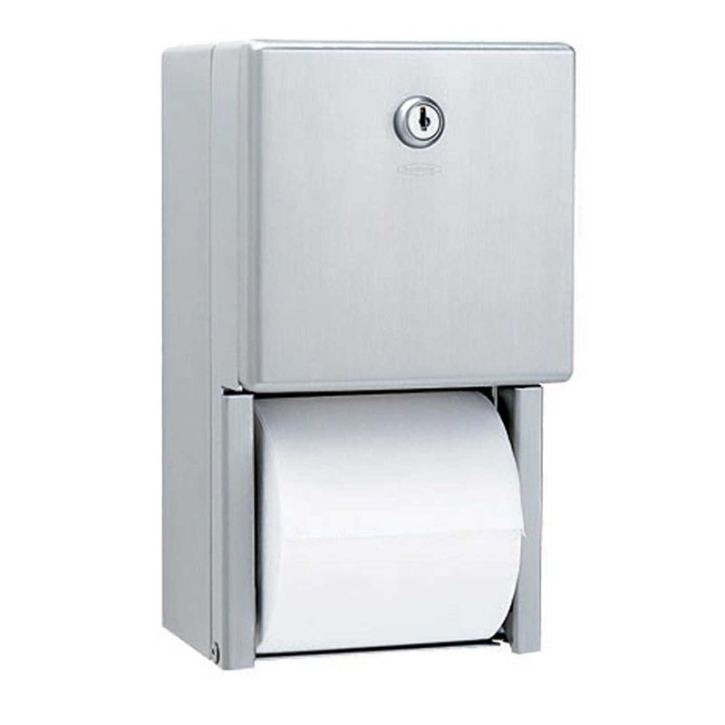Bobrick Wall Mounted Double Toilet Roll Holder
