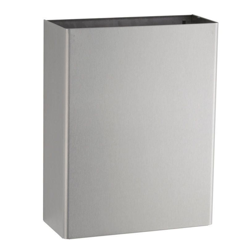 Bobrick Wall Mounted Large Waste Bin, 24.2L Capacity