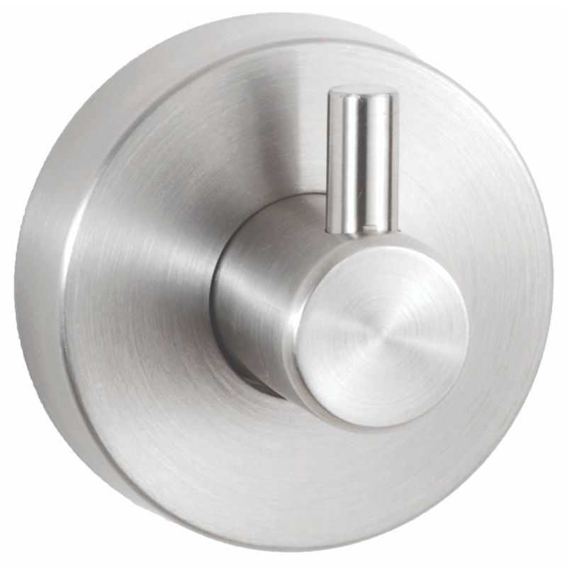 Bobrick Wall Mounted Single Coat Hook, Satin