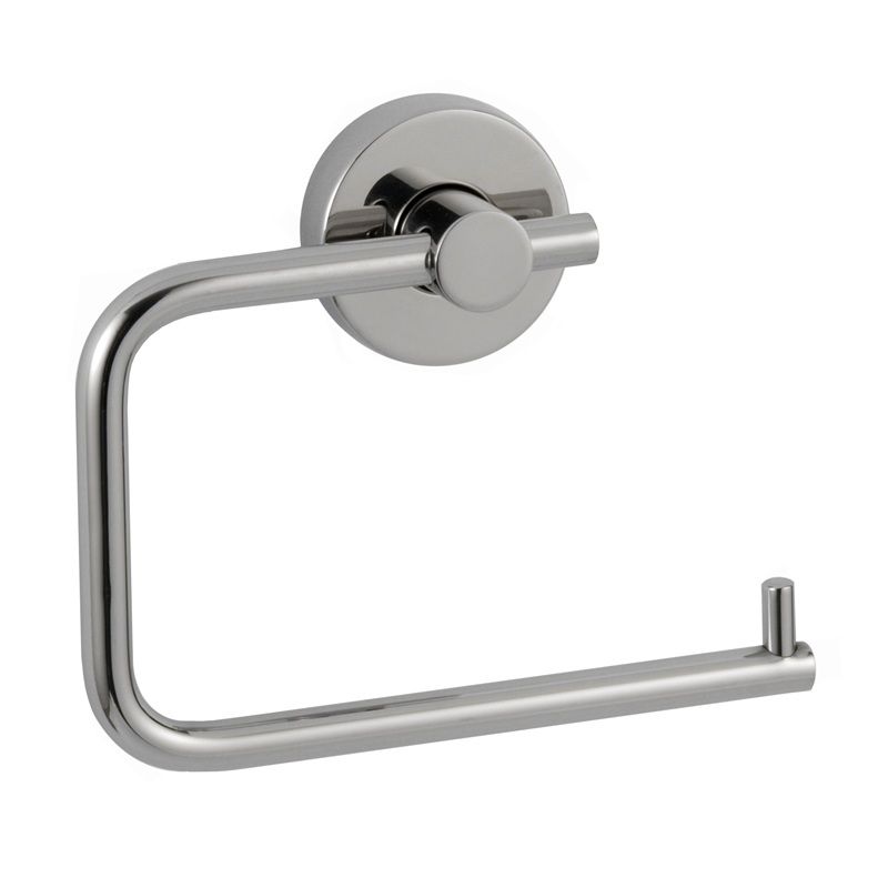 Bobrick Wall Mounted Single Toilet Roll Holder, Polished
