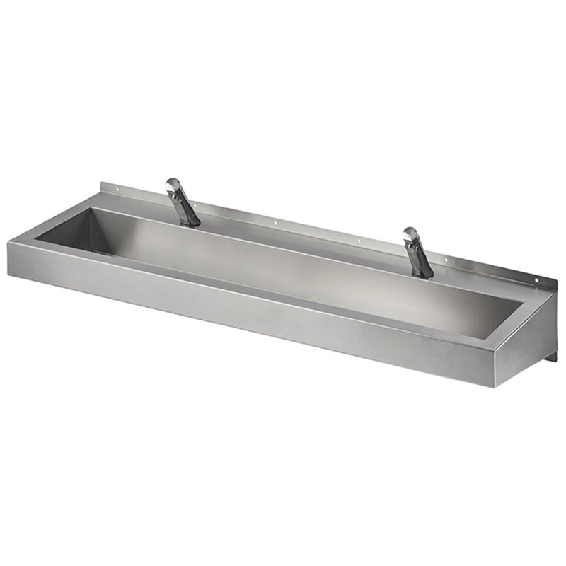 Deluxe Stainless Steel Wash Trough Wall Hung