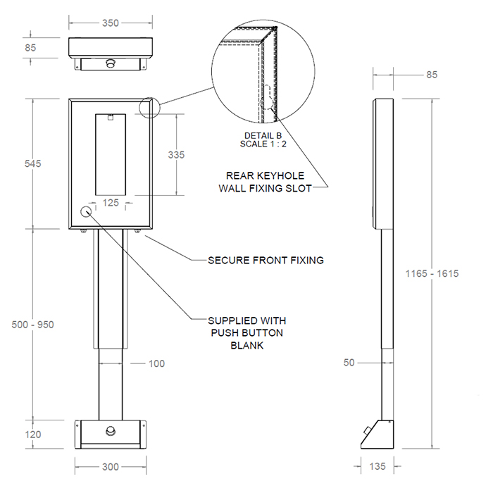 foot operated bottle filler