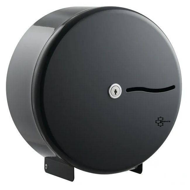 Graphite Grey Mini Jumbo Toilet Roll Dispenser