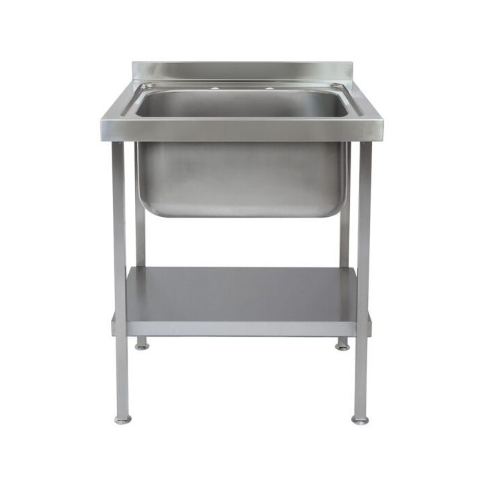 CATERING SINK - SINGLE BOWL, NO DRAINER