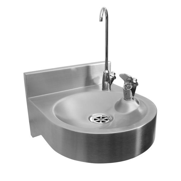 Wall Mounted Drinking Fountain With Bottle Filler