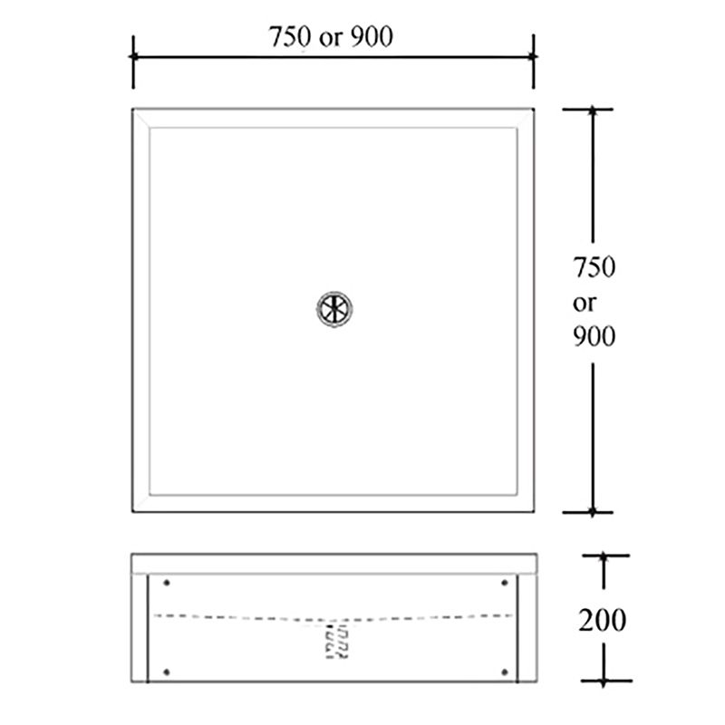 Floor Standing Shower Tray