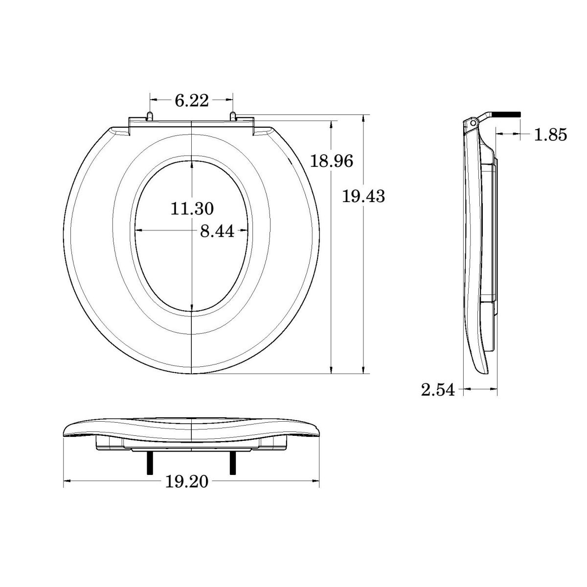 Big John Bariatric Toilet Seat & Cover