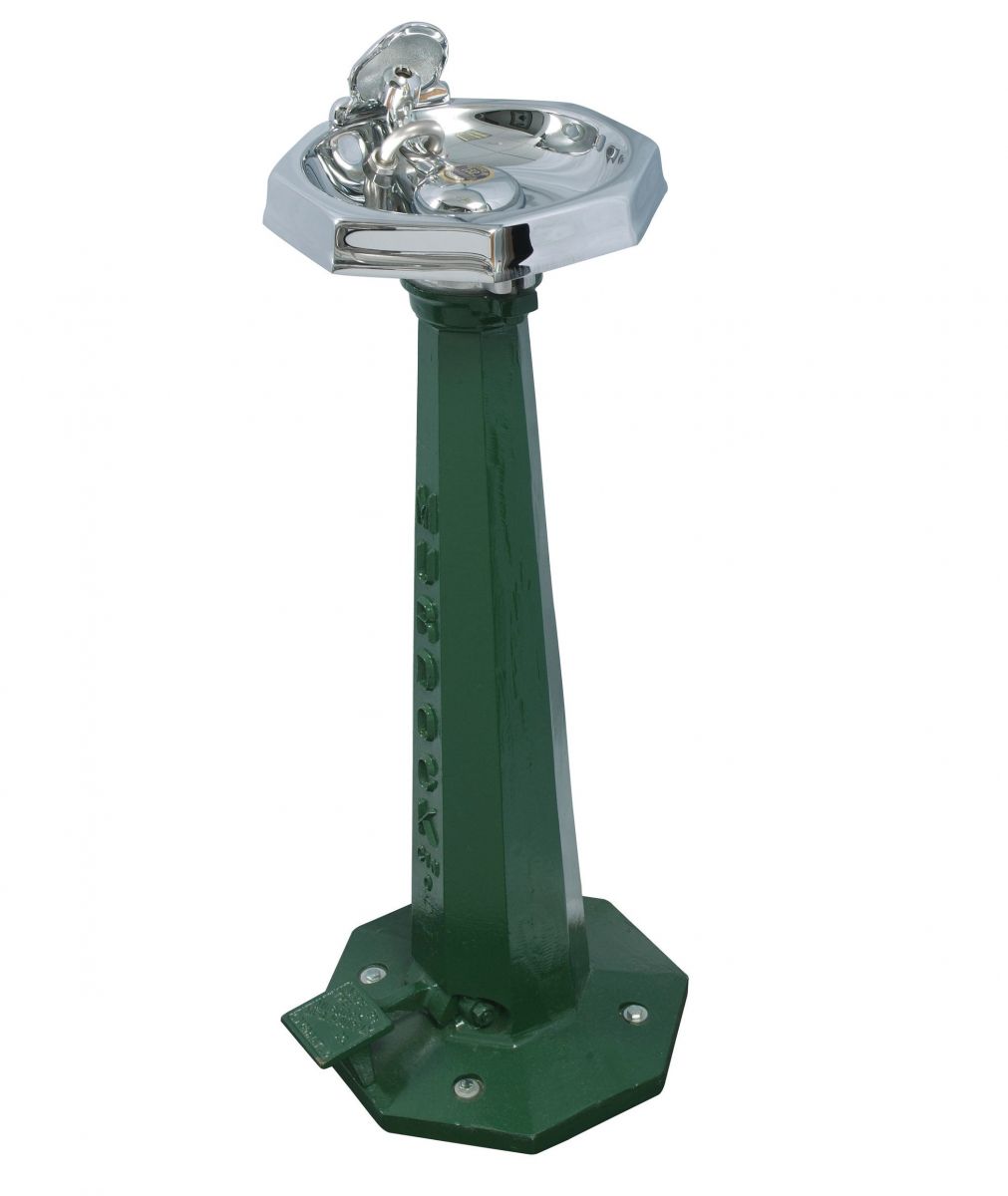 Octagonal Outdoor Drinking Fountain