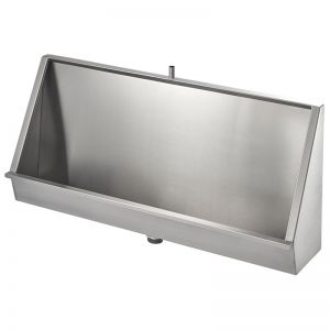 Heavy Duty Stainless Steel Wall Hung Trough Urinal image