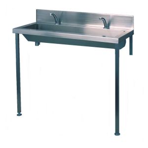 Heavy Duty Wash Trough With Tap Ledge And Legs image