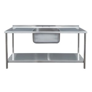CATERING SINK - SINGLE BOWL, DOUBLE DRAINER, 1800mm image