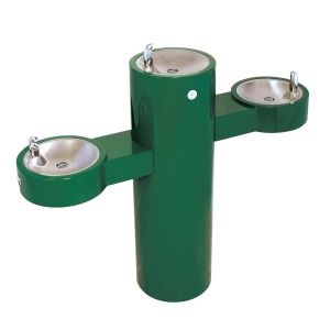 Free Standing Tri-Level Outdoor Drinking Fountain image