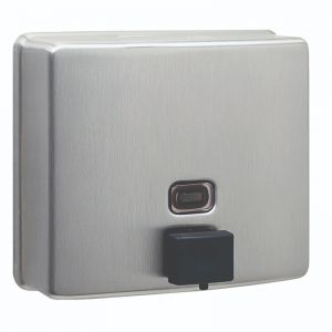 Bobrick Square Wall Mounted Manual Liquid Soap Dispenser image