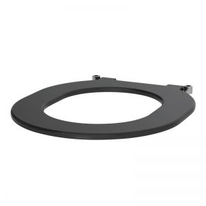 Black Toilet Seat Only - Accessible image