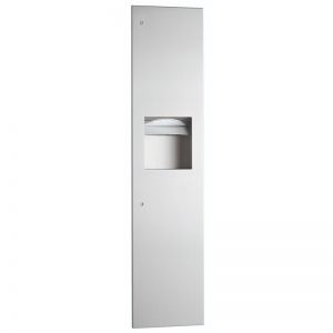 Bobrick Recessed Paper Towel Dispenser & 14.4L Waste Bin image
