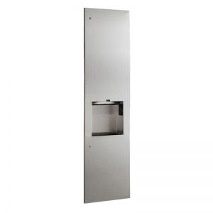 Bobrick Recessed Paper Towel Dispenser, Dryer & Waste Bin image