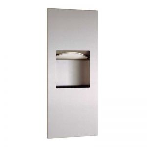 Bobrick Recessed Paper Towel Dispenser & 6.1L Waste Bin image