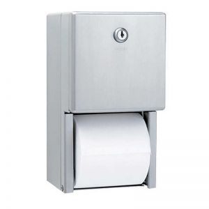 Bobrick Wall Mounted Double Toilet Roll Holder image