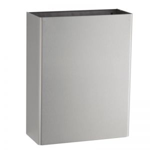 Bobrick Wall Mounted Large Waste Bin, 24.2L Capacity image