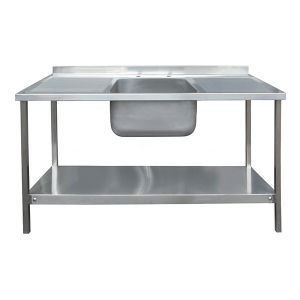 CATERING SINK - SINGLE BOWL, DOUBLE DRAINER, 1500mm image
