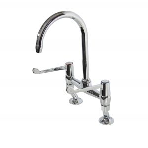 Deck Mounted Bridge Mixer Tap image