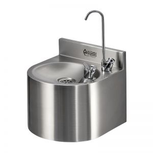 Shrouded Wall Mounted Combination Fountain image
