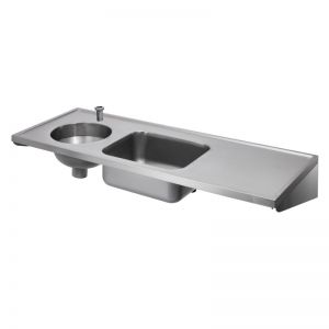 DUHS Sluice Sink with Central Sink Bowl & Drainer - 1600mm image