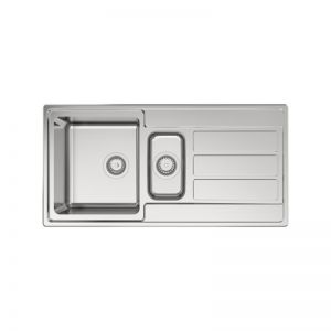 Inset 1.5 Bowl & Drainer Kitchen Sink image
