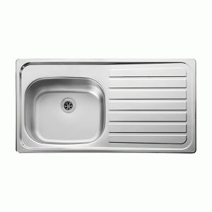 Inset Sink Top With Bowl And Right Hand Drainer image