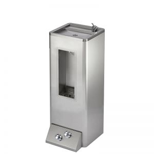 Foot Op Drinking Fountain & Bottle Filler image