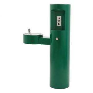 Outdoor Drinking Fountain With Integral Bottle Filler image