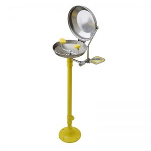 Pedestal Eye Wash  Clam Shell Cover image
