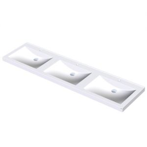 KWC DVS MIRANIT TRIPLE QUADRO WASH BASIN image