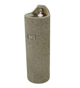 Concrete Free Standing Outdoor Drinking Fountain image