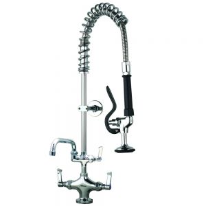 Short Pre Rinse Monobloc Catering Tap with Pot Filler image