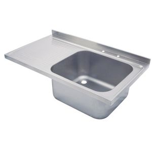 CATERING SINK TOP SINGLE BOWL SINGLE DRAINER, 1200 x 650MM image