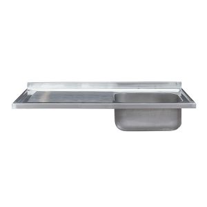 SIT ON CATERING SINK - SINGLE BOWL, SINGLE DRAINER, 1200MM image